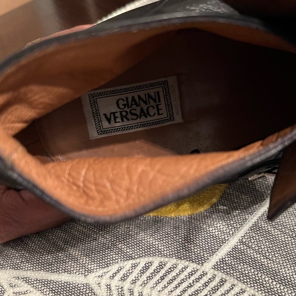 Vintage Versace Buckle Ankle Boot - Picture 4 of 5